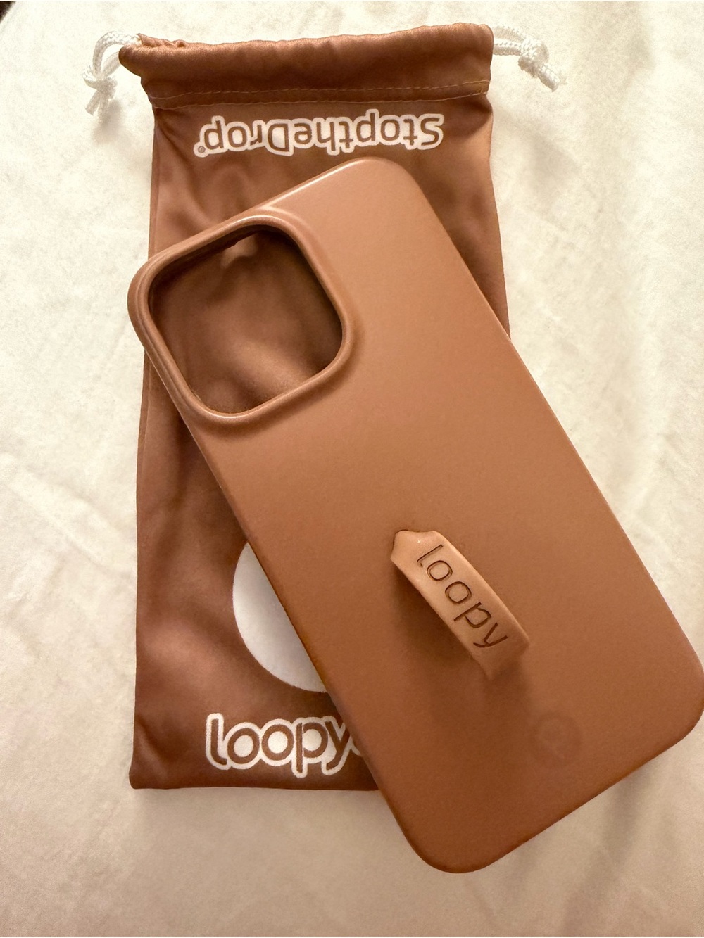 iPhone 14 Pro Max Saddle Brown Loopy Case